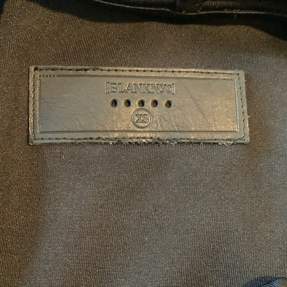 XS BLANKNYC BLACK VELVET ASYMMETRICAL JACKET NWOT - Picture 7 of 8